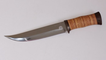 Охотничий нож Атаман (рукоять - береста)