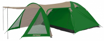 Палатка &quot;Юпитер-4&quot; зеленый/бежевый (430*240*130 см)