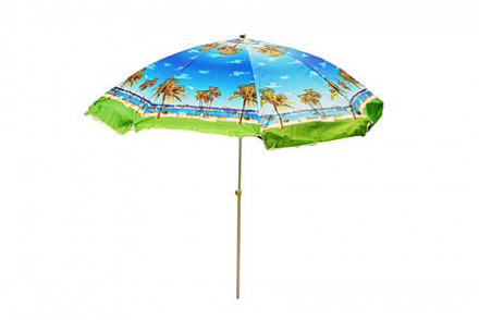 Зонт солнцезащитный длина спицы 130 см, Н-240 см, с наклоном